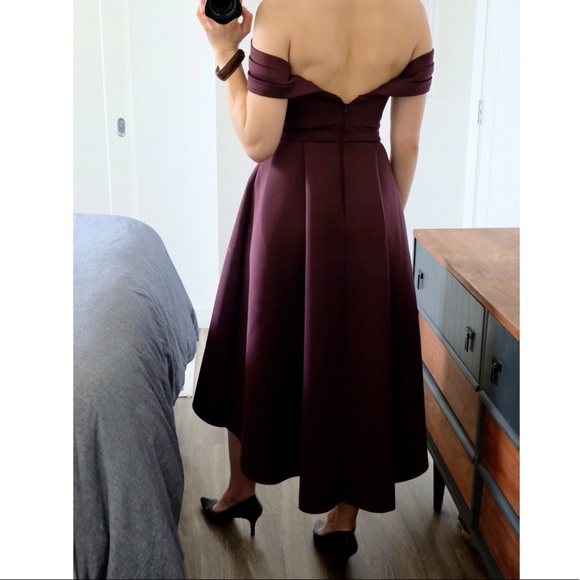 ASOS aubergine formal dress - Picture 10 of 15